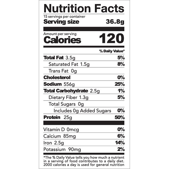 Vida Pure Chocolate Creme nutrition facts